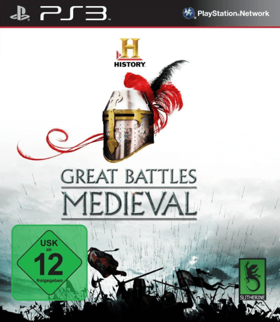 History Channel Great Battles Medieval box art for Playstation 3